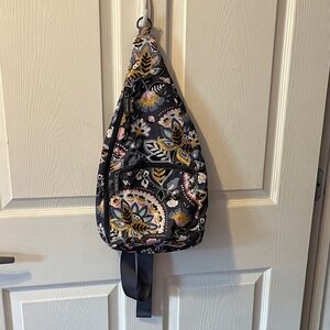 Vera Bradley Purple Paisley Print Cross Body Bag